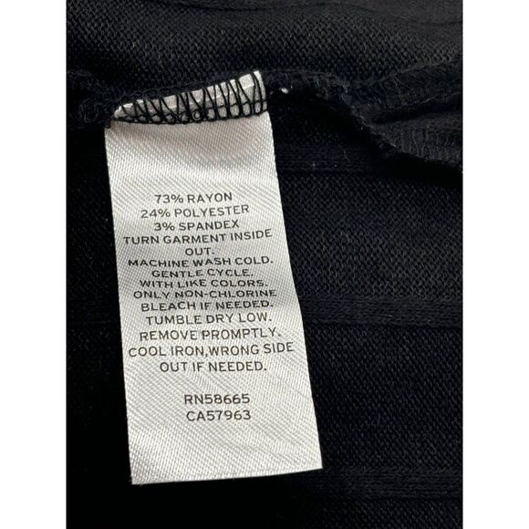 BP Women’s Knit Rib Robe In Black, - Picture 6 of 11